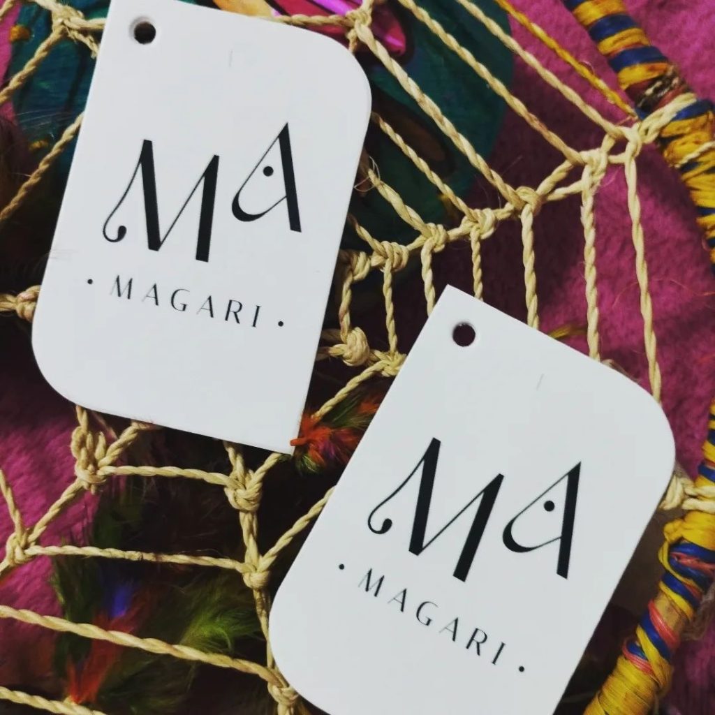 tarjetas para prendas de vestir